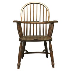 Elm Country Carver Chair with Crinoline Stretcher