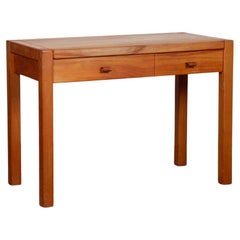 Elm desk produced by Maison Regain, 1970s