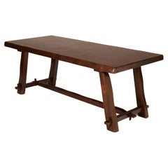 Mesa de comedor de olmo