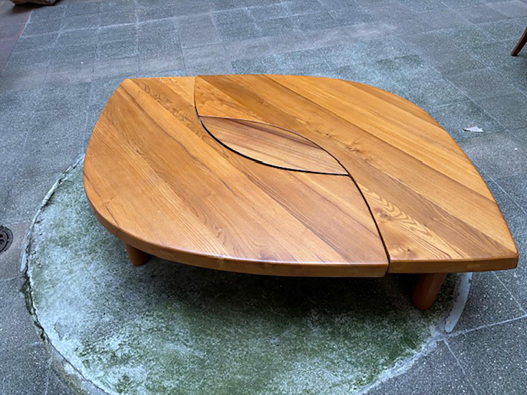 Elm dining table 