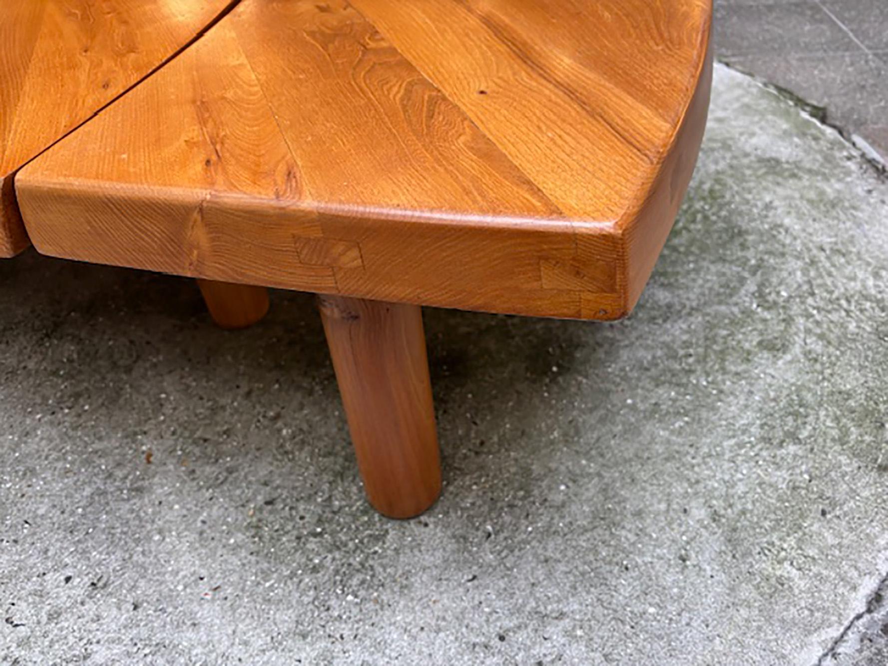 Late 20th Century Elm Dining Table 