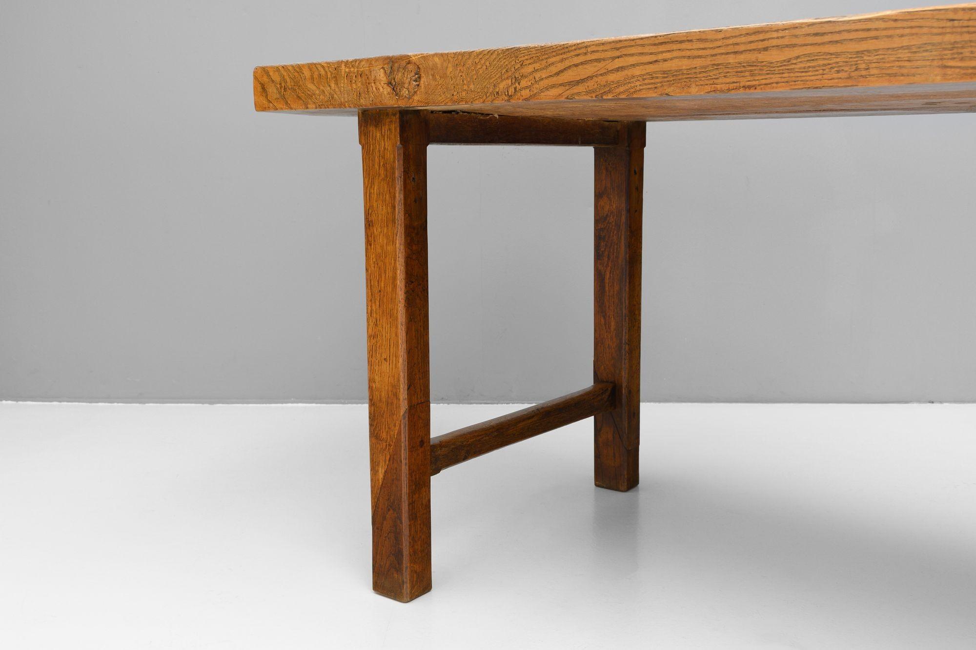 Mesa de granja Elm en venta 1