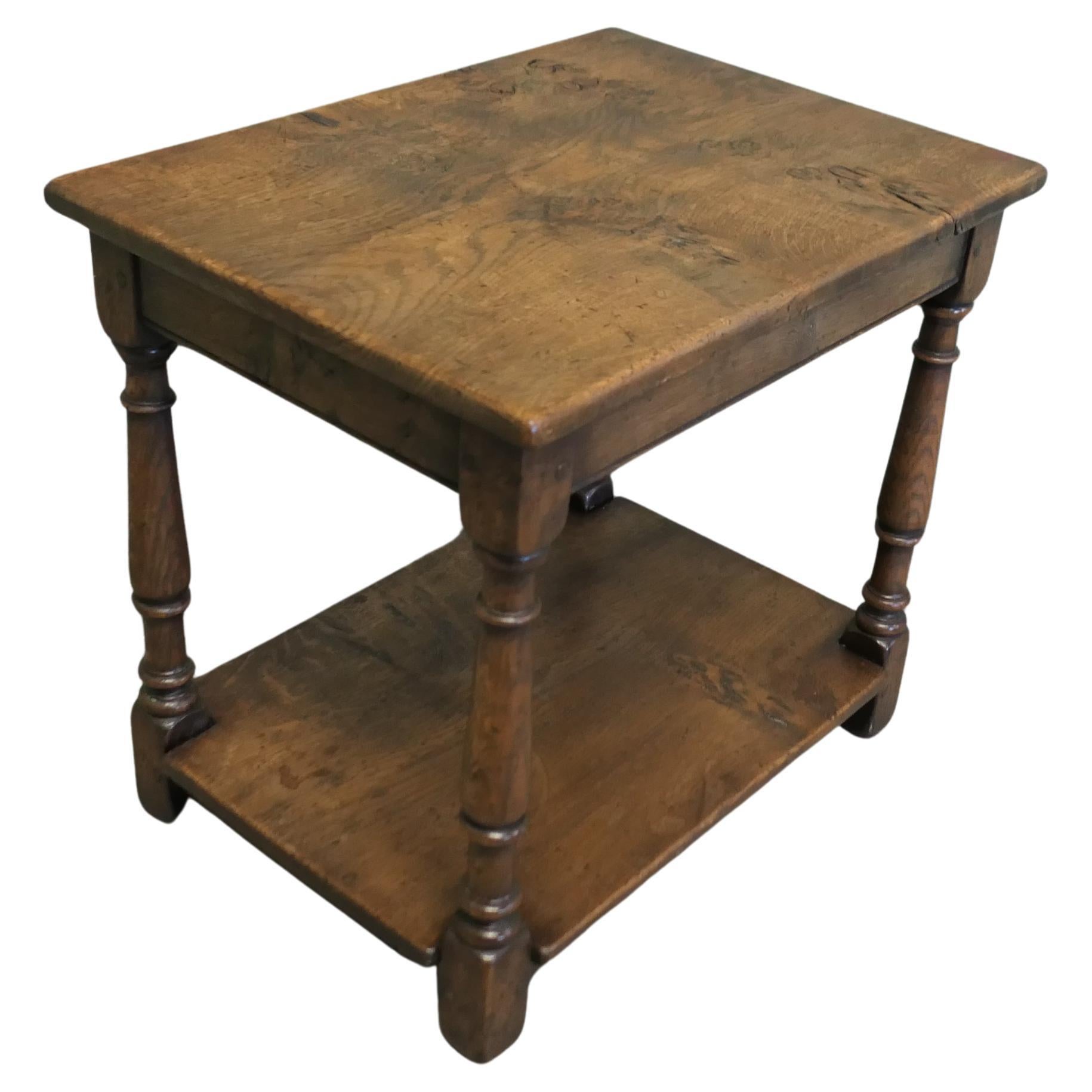 Elm Joint Table with Undertier This is a good Elm Joint or Joined Table