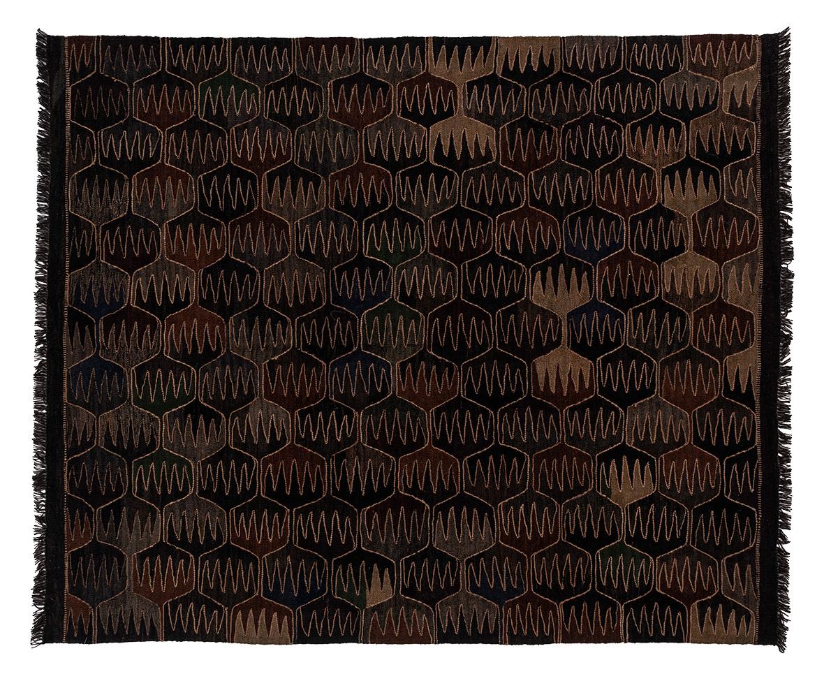 Turkish Elm KKilims 236 Rug by ETHNİCLOOM For Sale