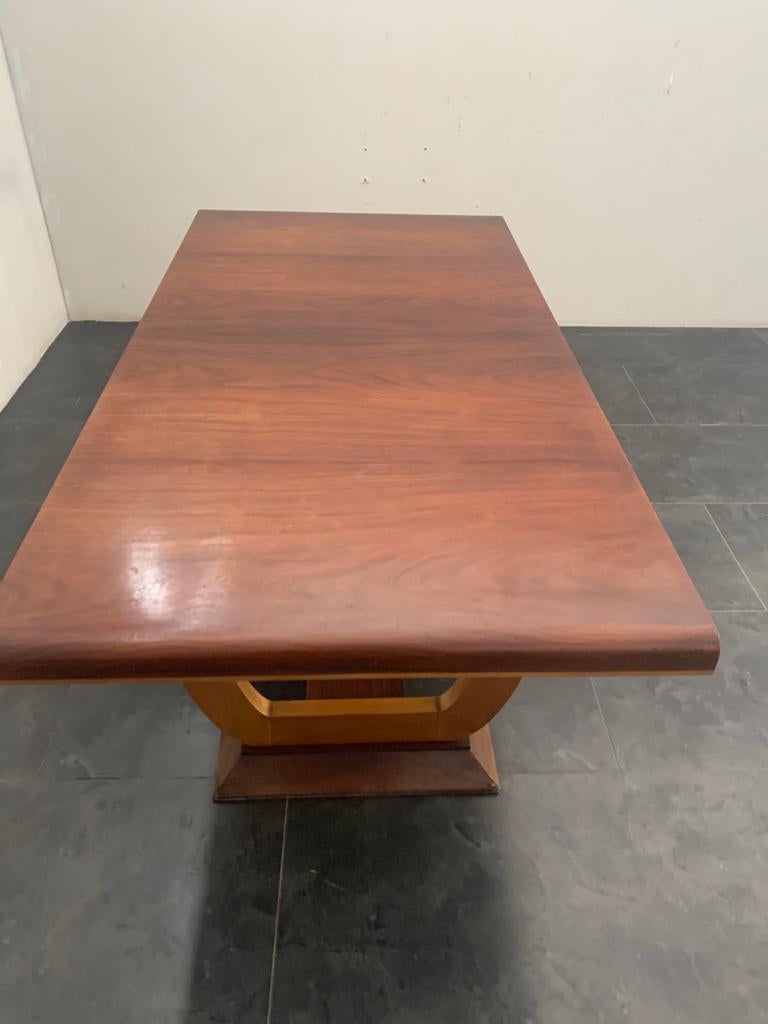 Elm & Maple Dining Table, 1940s For Sale 4