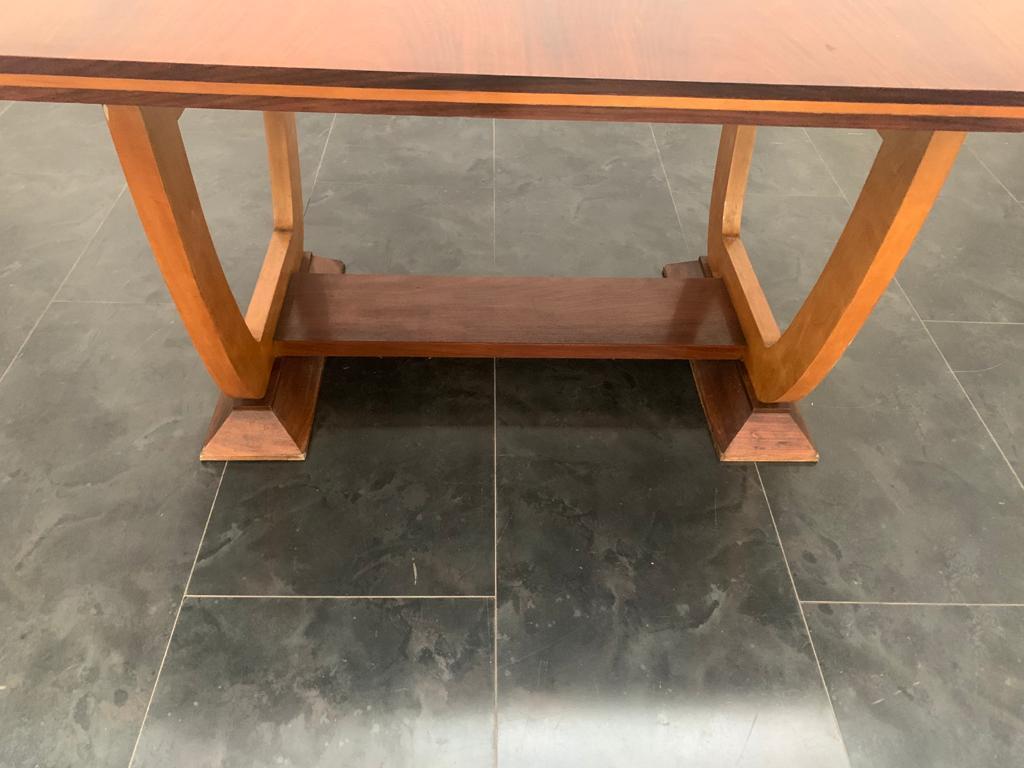 Elm & Maple Dining Table, 1940s In Good Condition For Sale In Montelabbate, PU