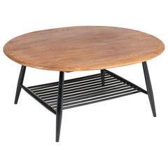 Table basse en orme de style mi-siècle moderne, modèle 454 de Lucian Ercolani pour Ercol