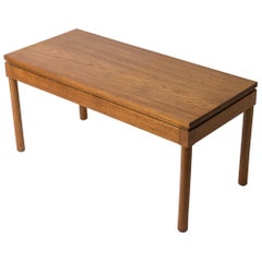 Elm Minimalist Coffee Table by Pierre Gautier Delaye - France 1960's