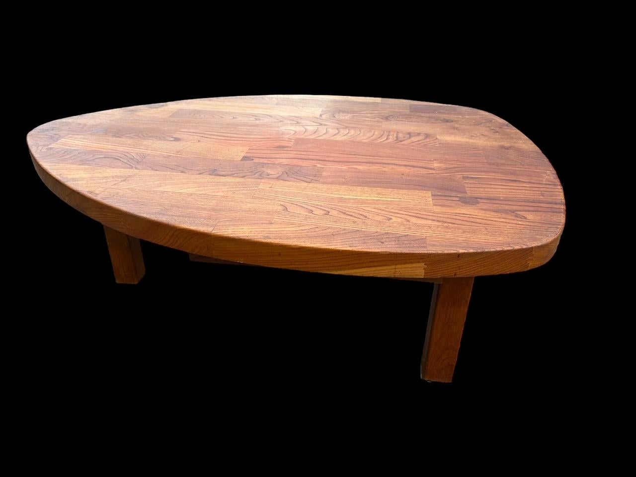 elm ovoid coffee table  For Sale 4