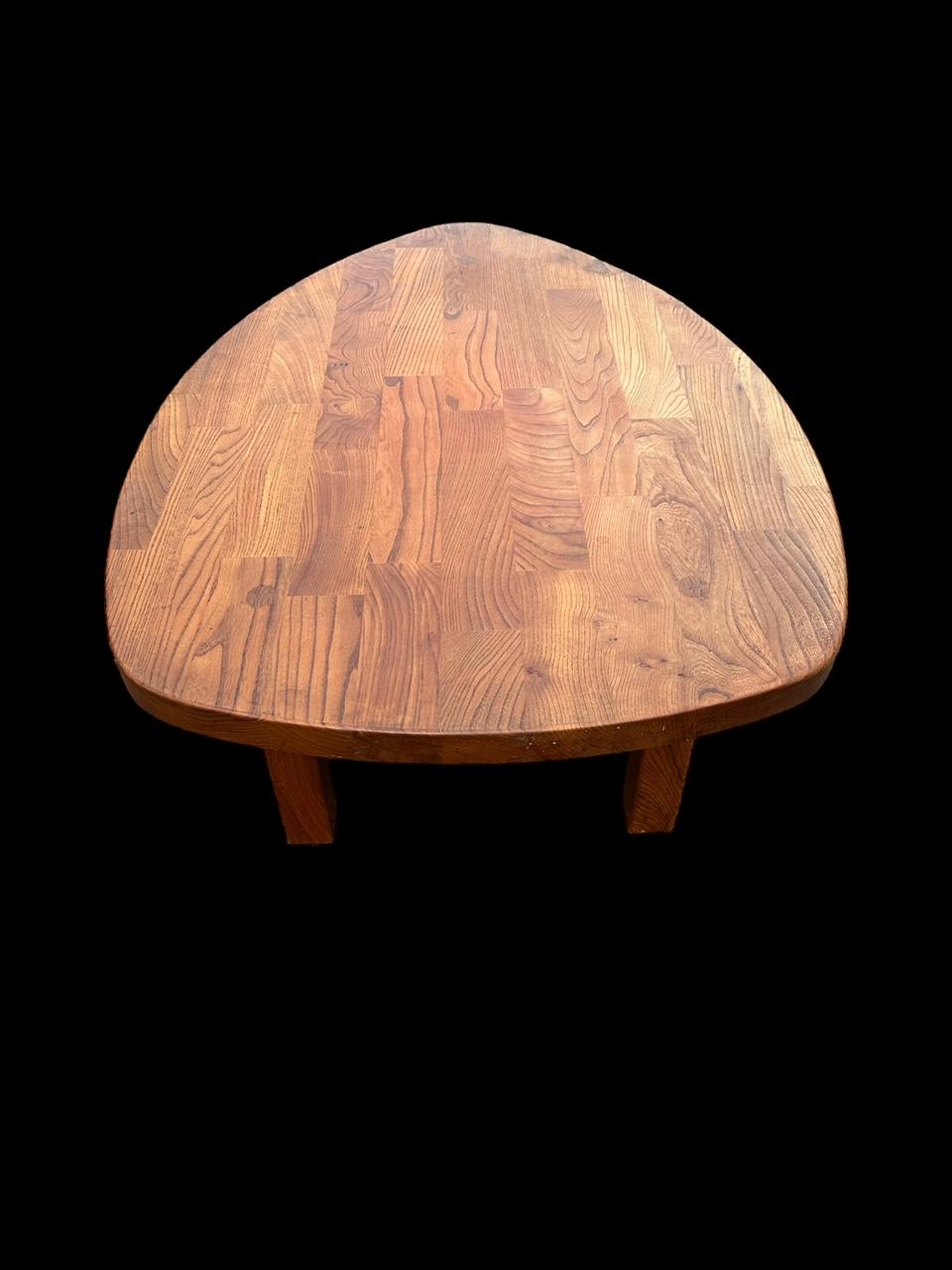 elm ovoid coffee table  For Sale 5