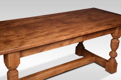 Elm Plank Top Refectory Table