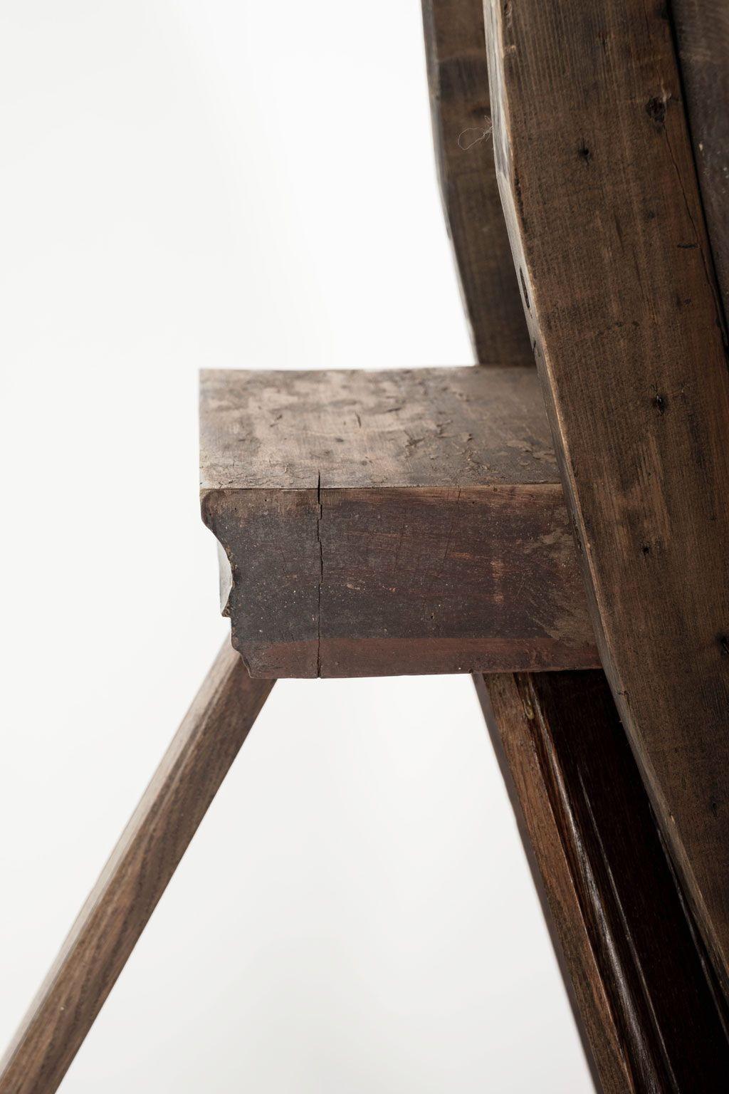 Elm Round Dutch Tilt Top Table 4