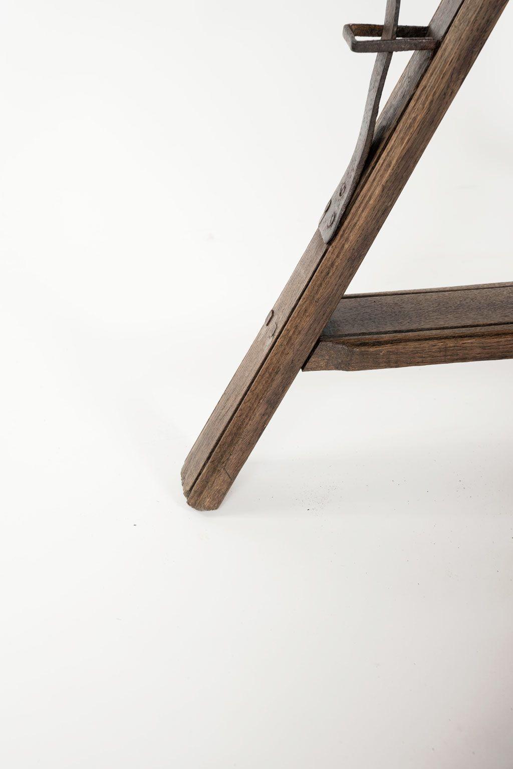 Elm Round Dutch Tilt Top Table 1