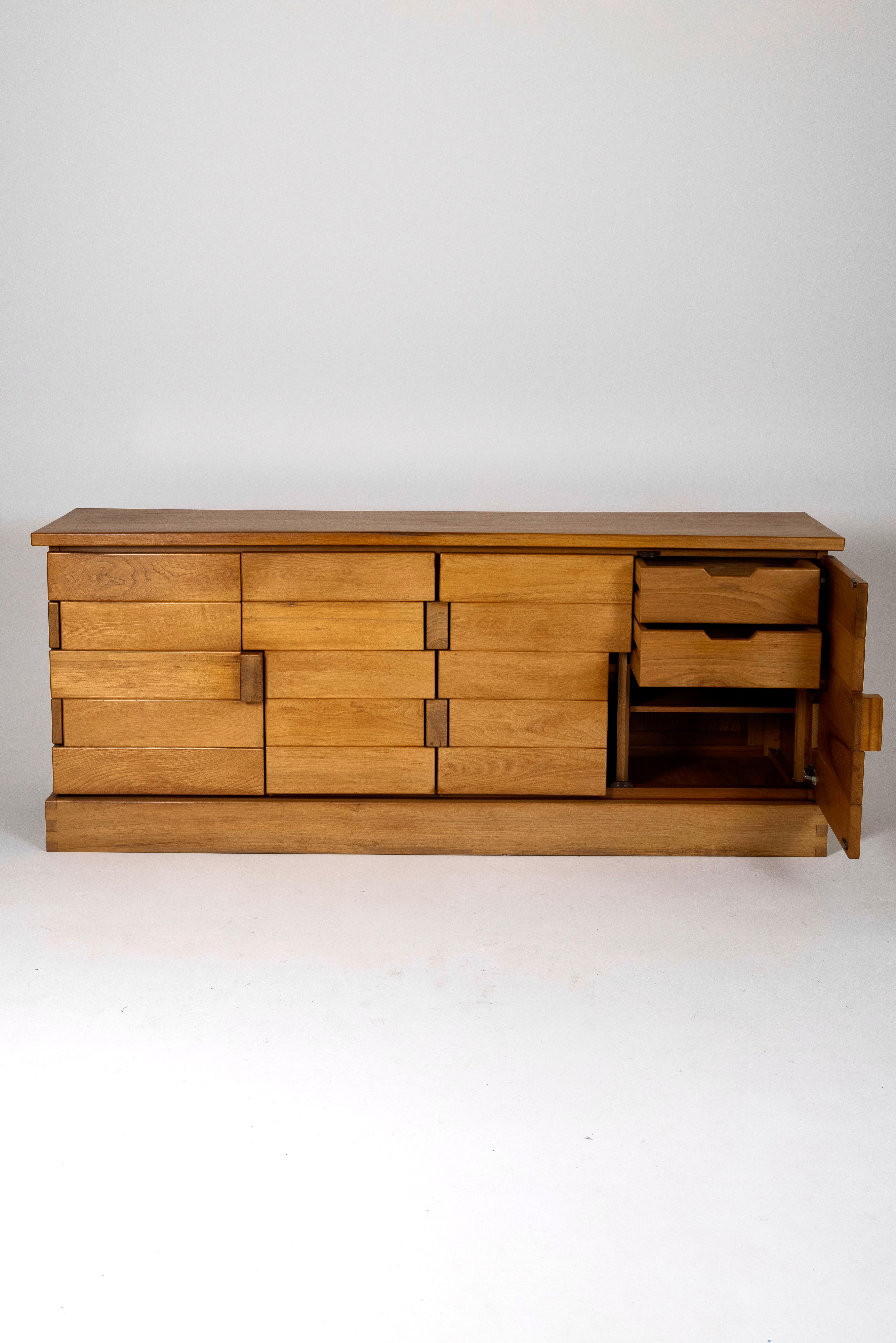 Elm sideboard by Maison Regain 8