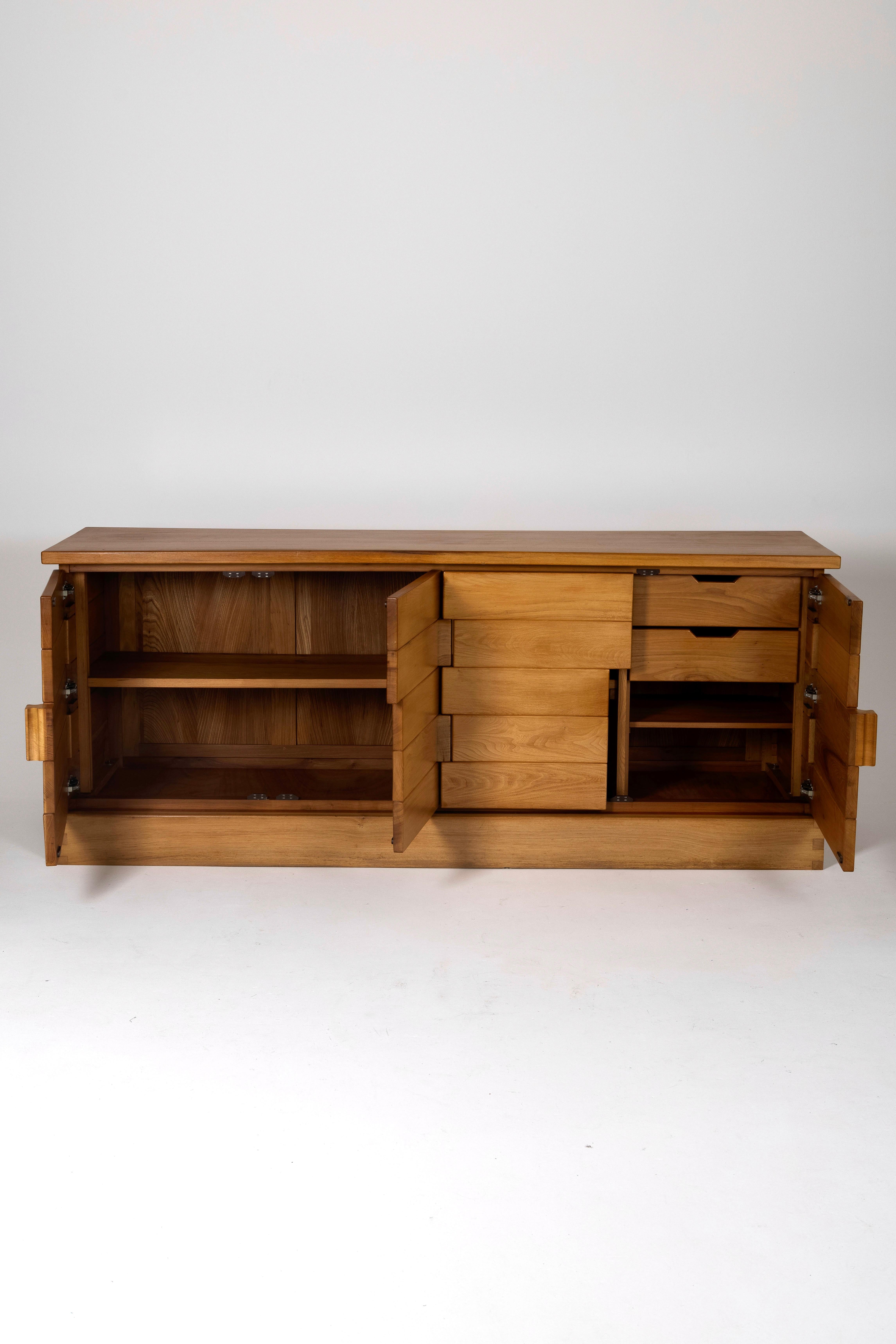 Elm sideboard by Maison Regain 11