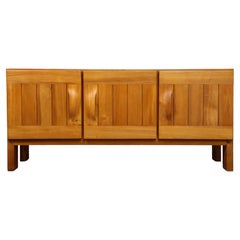 Vintage Elm Sideboard by Maison Regain, France, circa 1960s