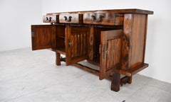 Elm Sideboard by Olavi Hänninen for Mikko Nupponen, 1960s