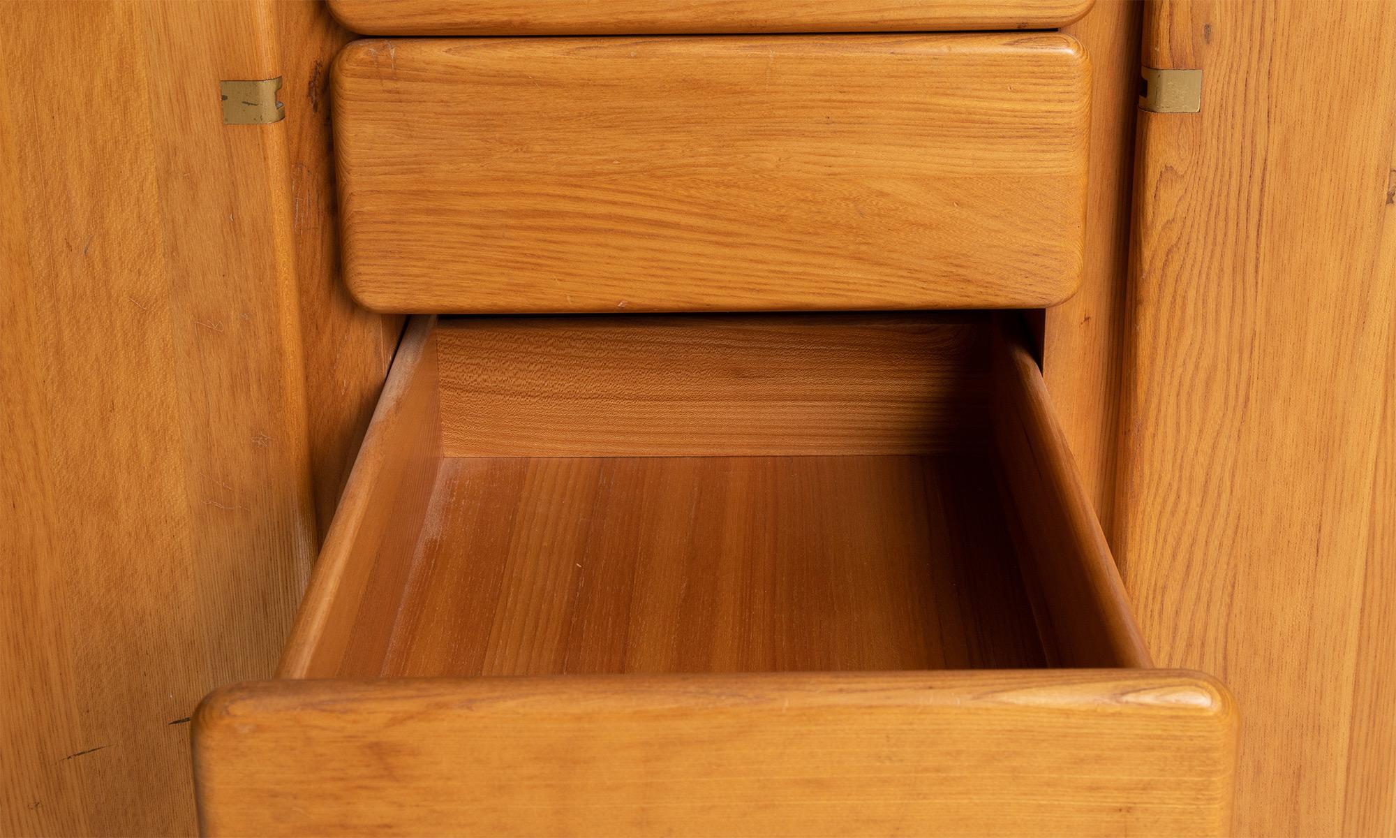 Elm Sideboard, France, circa 1960 2