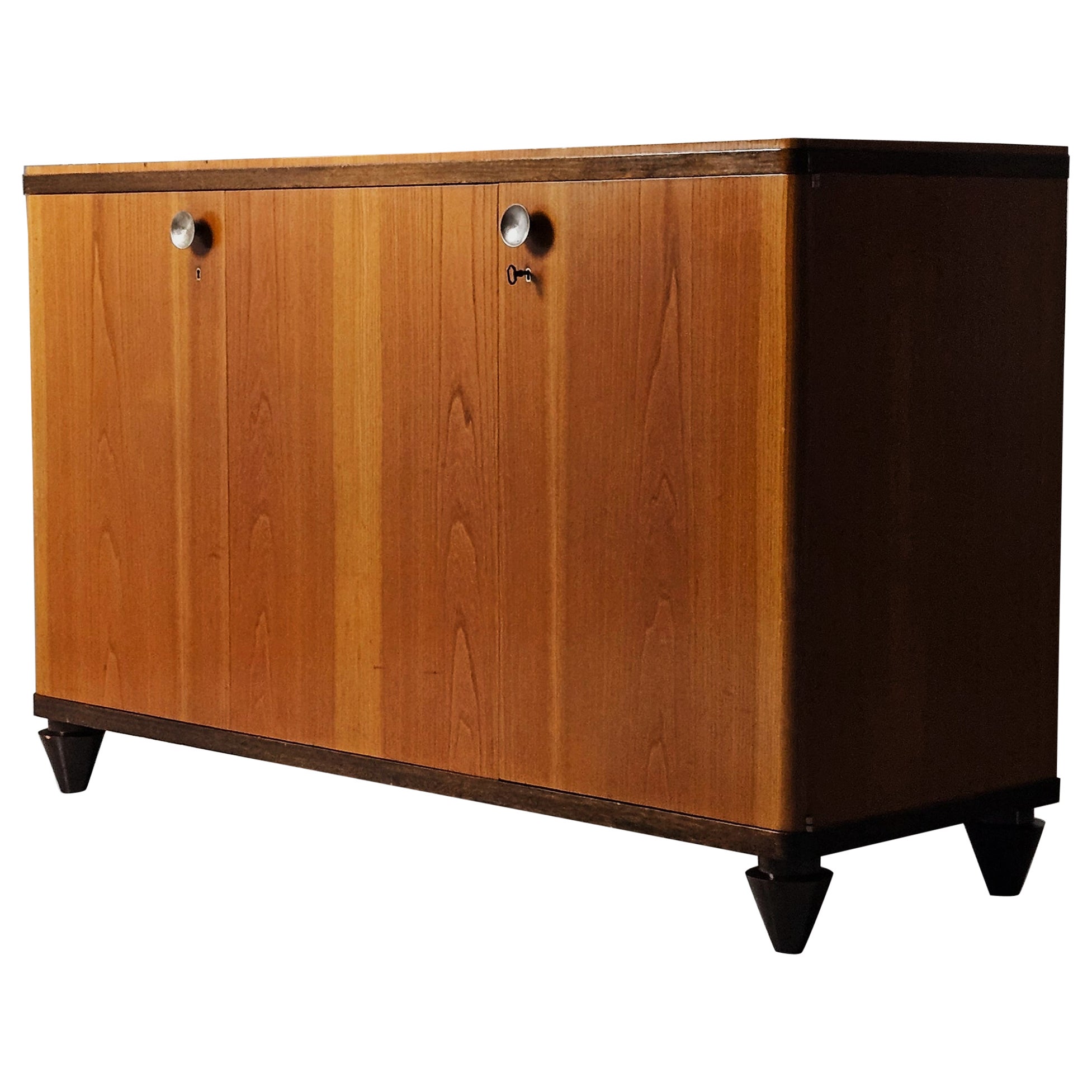Elm sideboard 'OK' by Axel Einar Hjorth for Nordiska Kompaniet, Sweden, 1930s