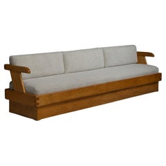 Elm Sofa, France, 1970