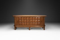 Elm Veneer Sideboard by Frederik Stærmose Møbelfabrik, Denmark ca 1940s