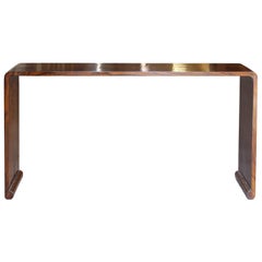 Elm Waterfall Console Table