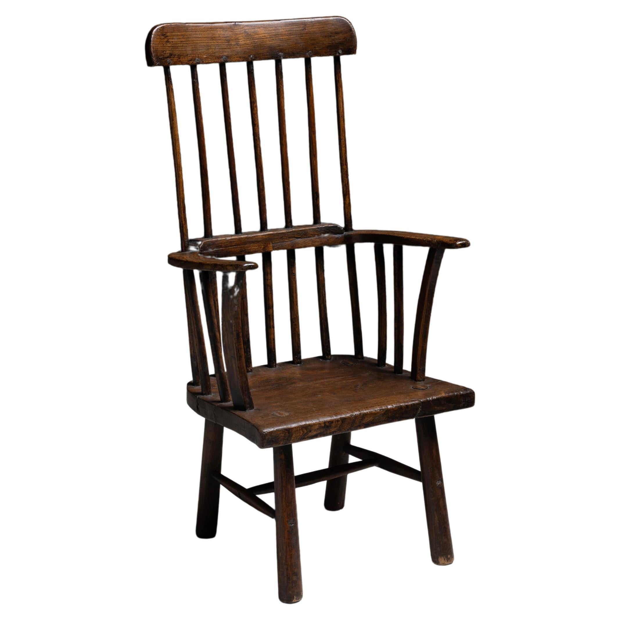 Elm Windsor Chair, England circa 1840