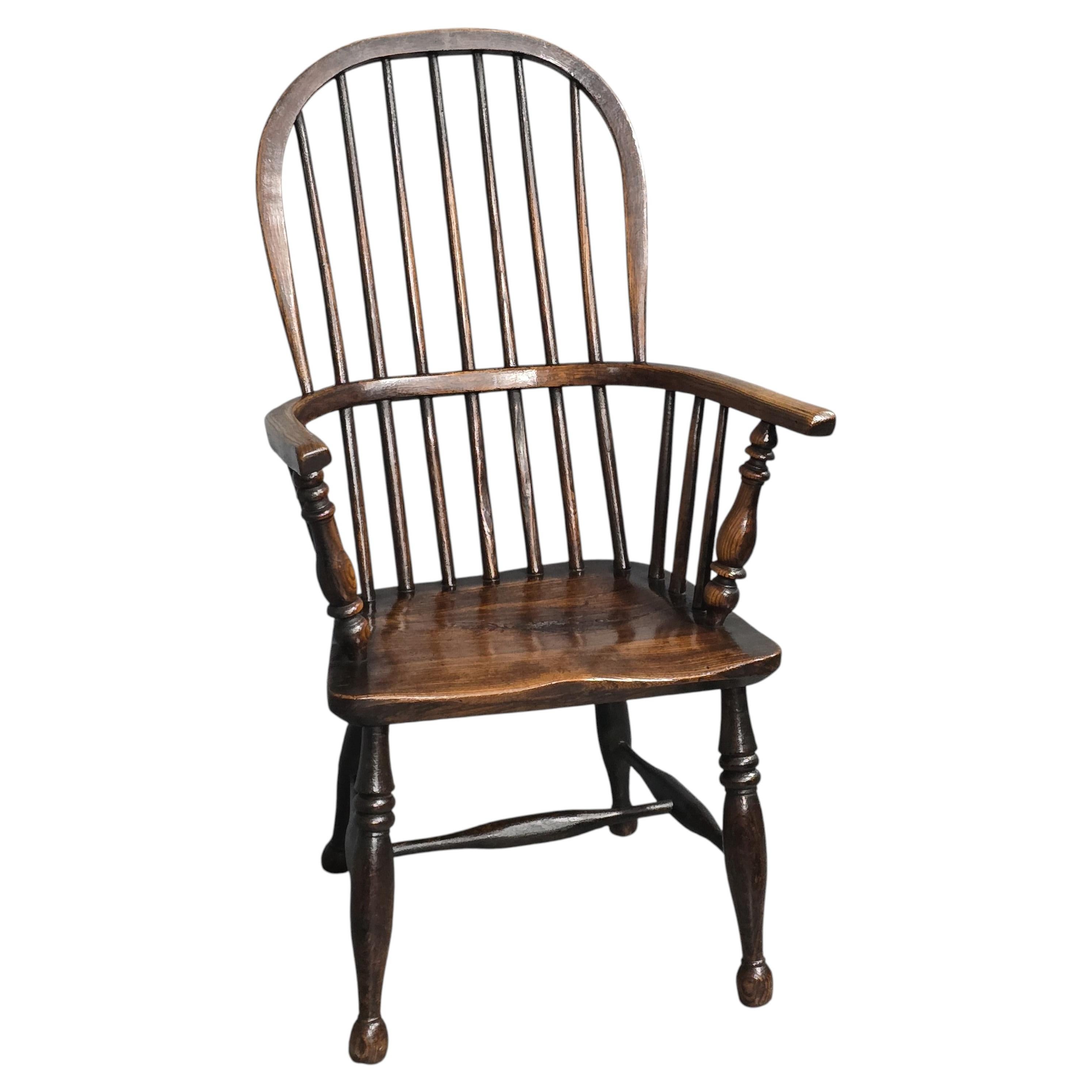 Chaise Windsor en orme en vente