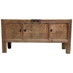 Elm Wood 3 Door Cabinet