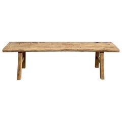 Elm Wood Bench or Coffee Table