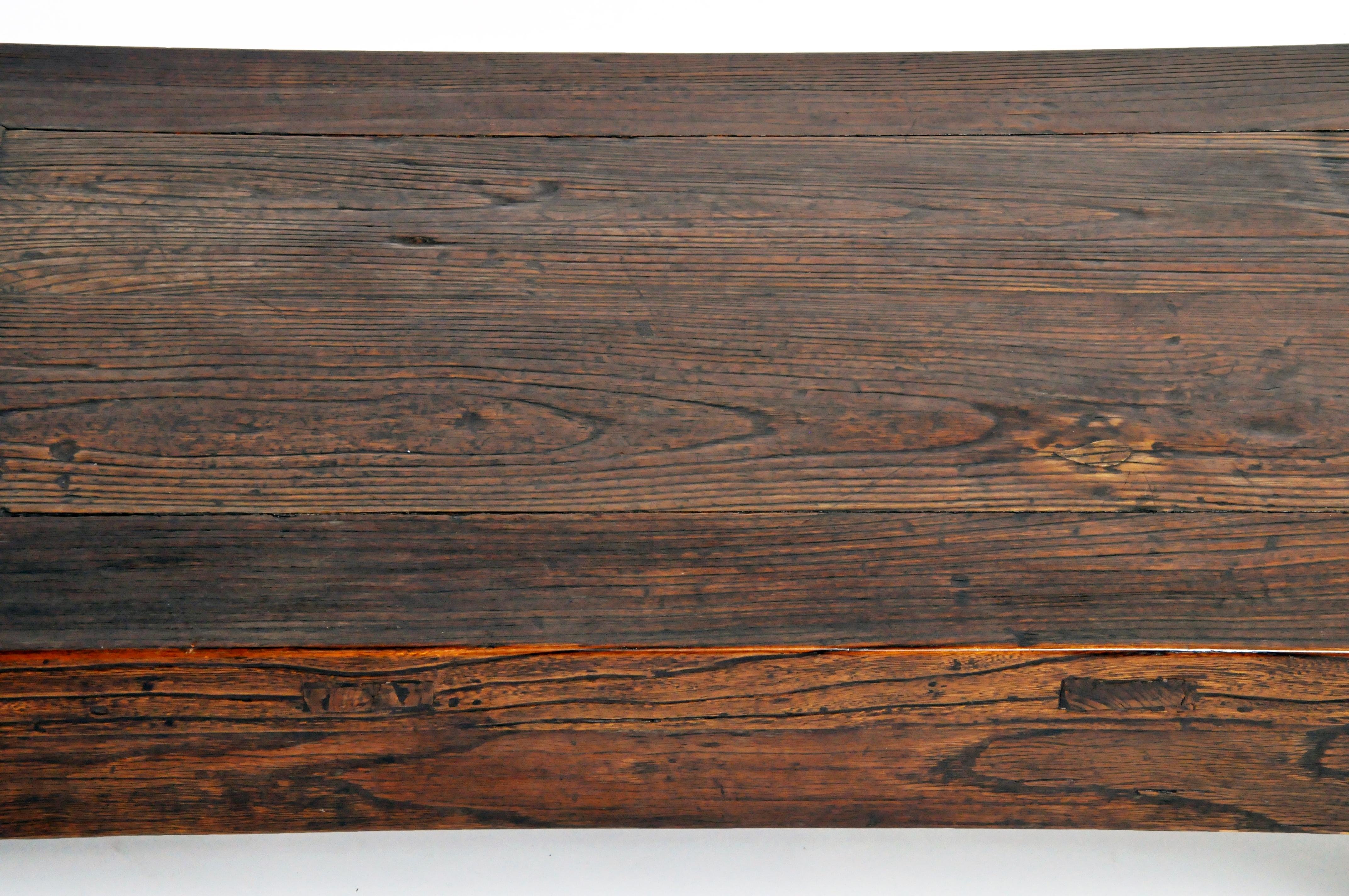 19th Century Elm Wood Coffee Table