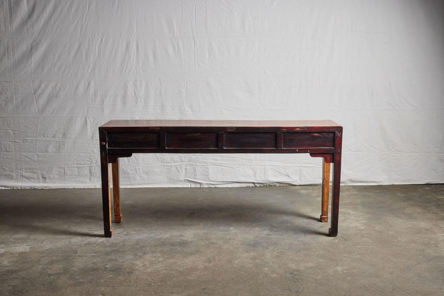 Elm Wood Console 3