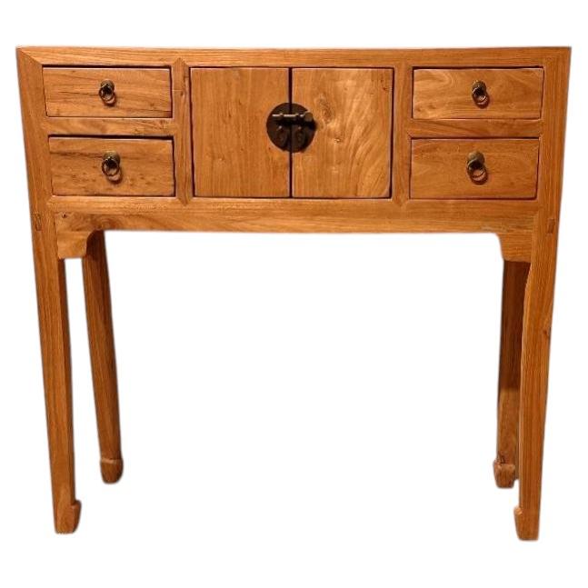 Elm Wood Console Table
