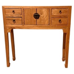 Elm Wood Console Table
