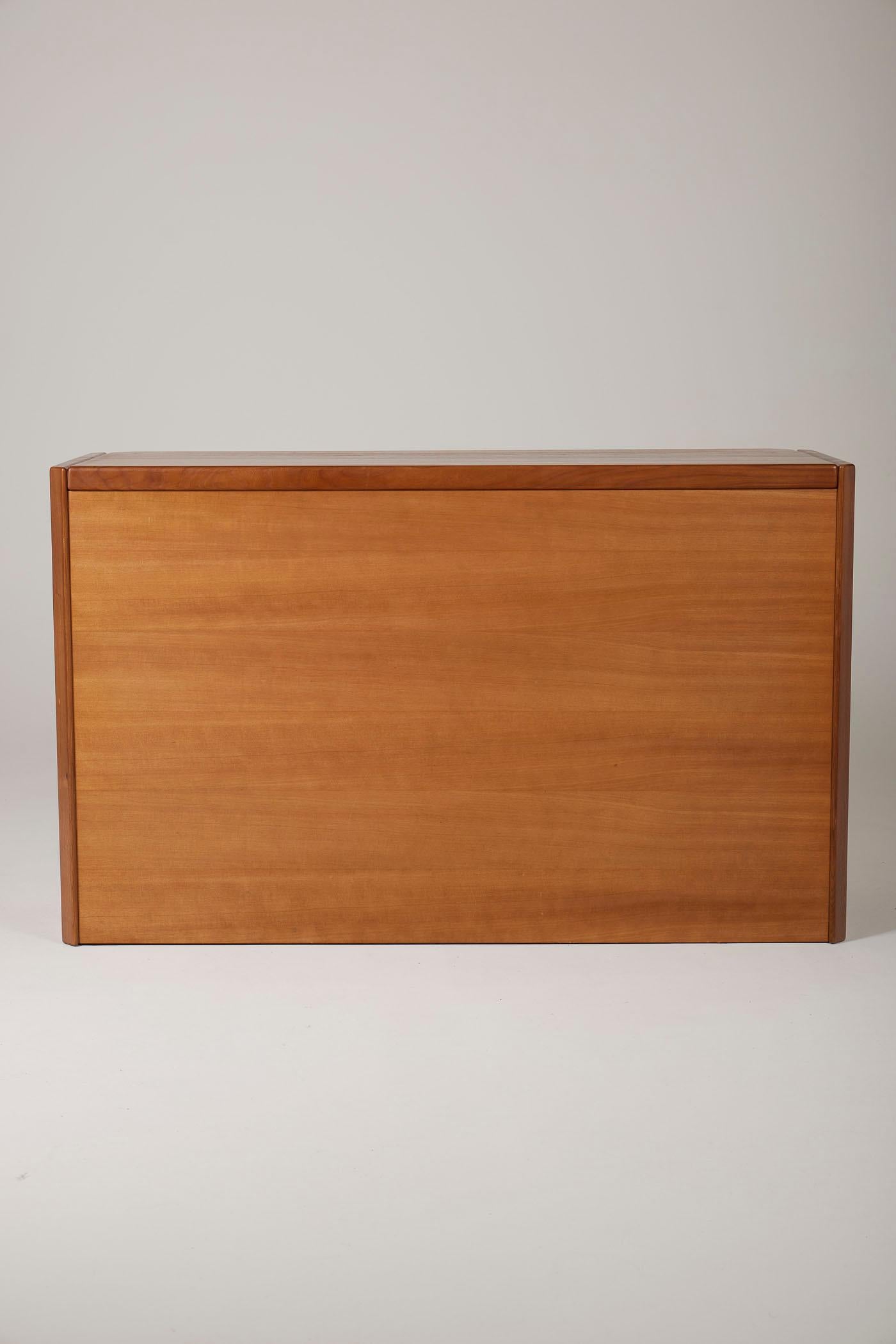 Elm wood dresser by Luigi Gorgoni 6