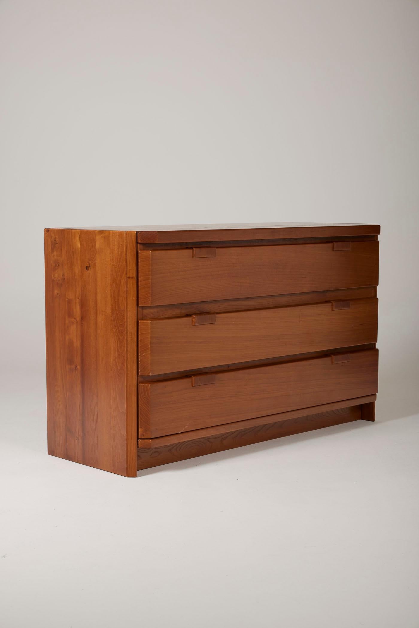 Elm wood dresser by Luigi Gorgoni 9
