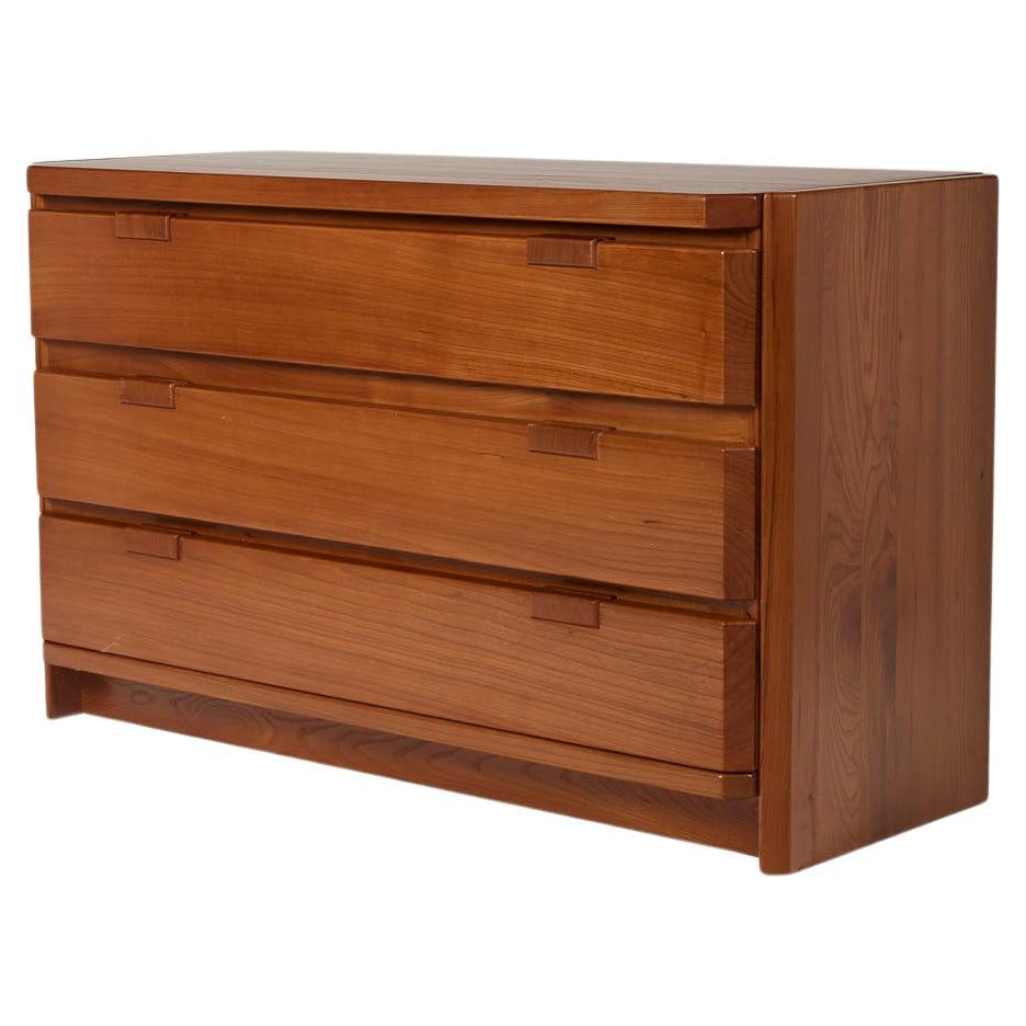 Elm wood dresser by Luigi Gorgoni