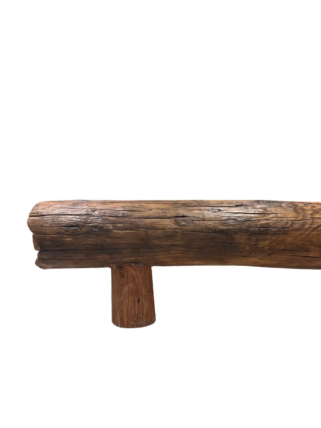 Cinese Panchina in legno d'olmo moderna e organica in vendita