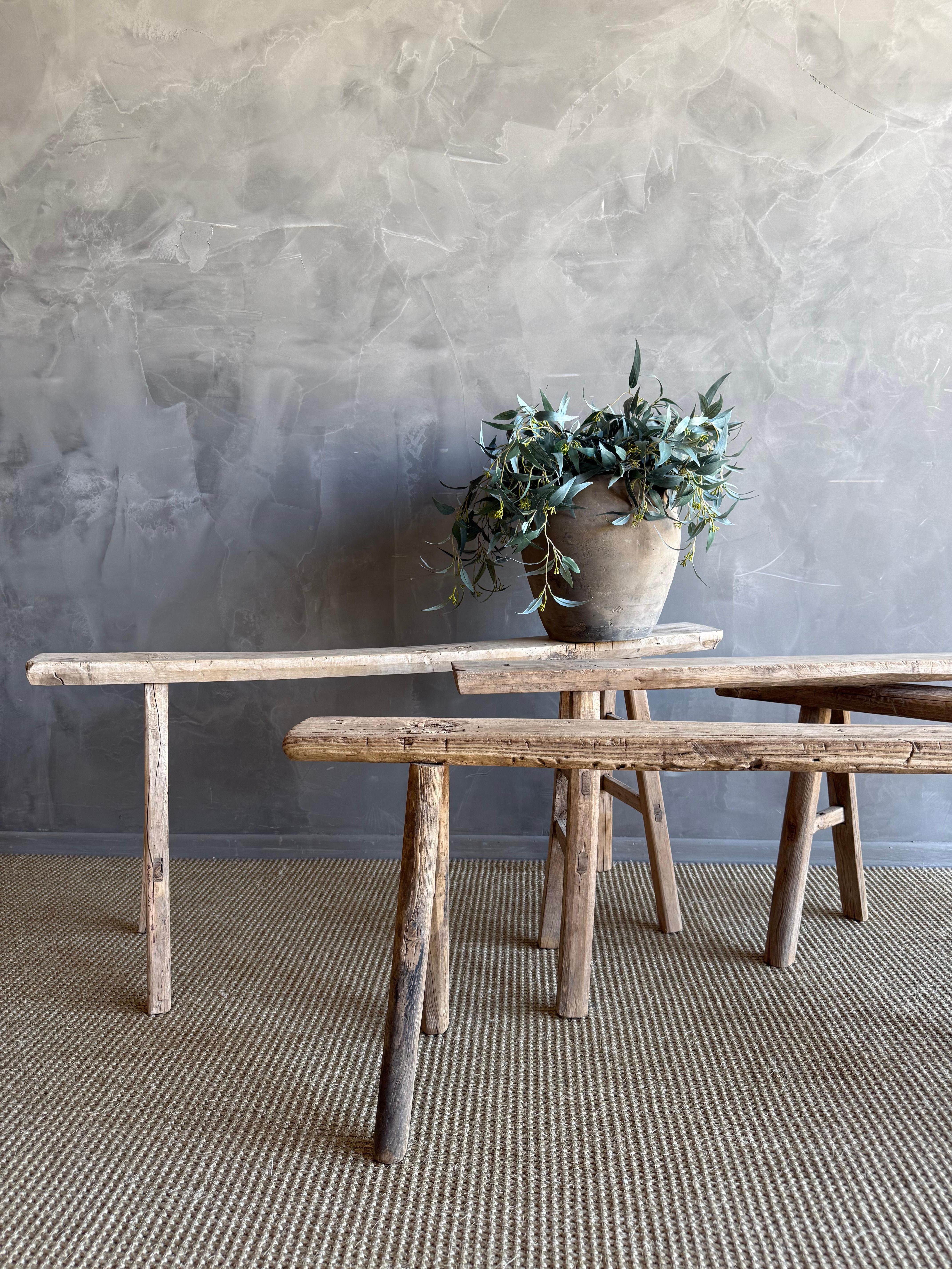 Banc Skinny en Wood Elm 44
