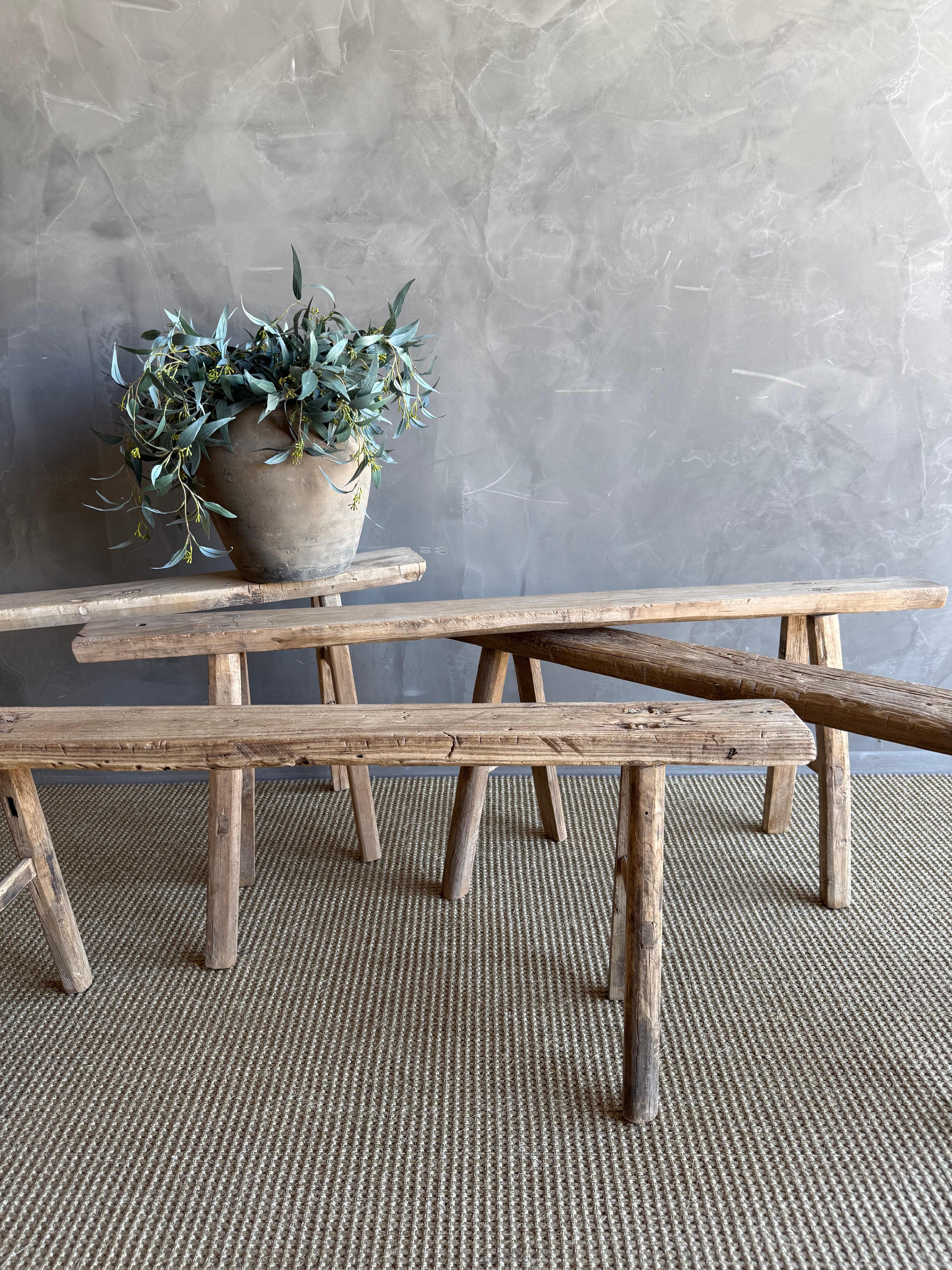 Banc Skinny en Wood Elm 44