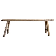 Banc Skinny en bois d'orme #B92