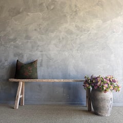 Elm Wood Skinny Bench #D37