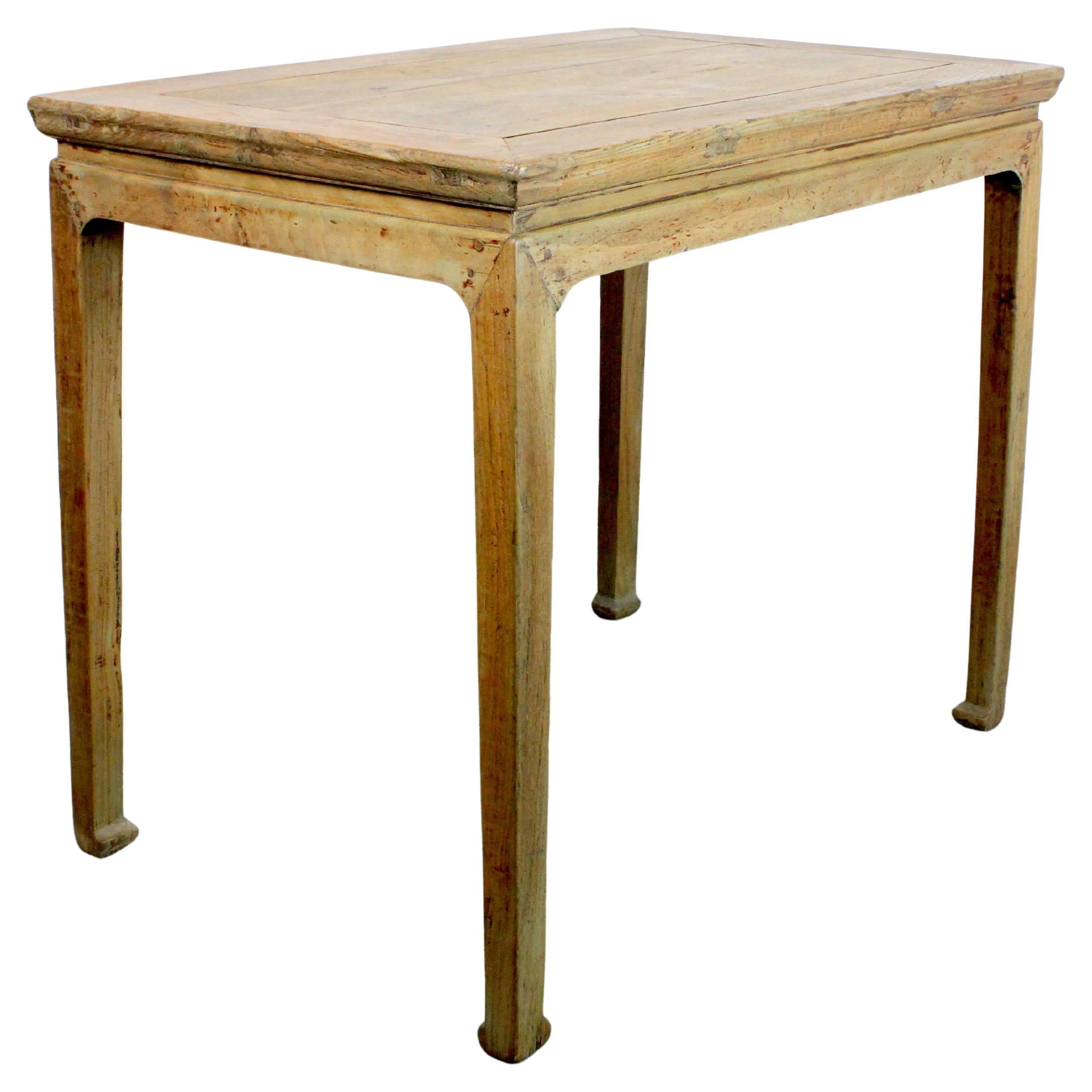 Elm wood table - China - 19th century
