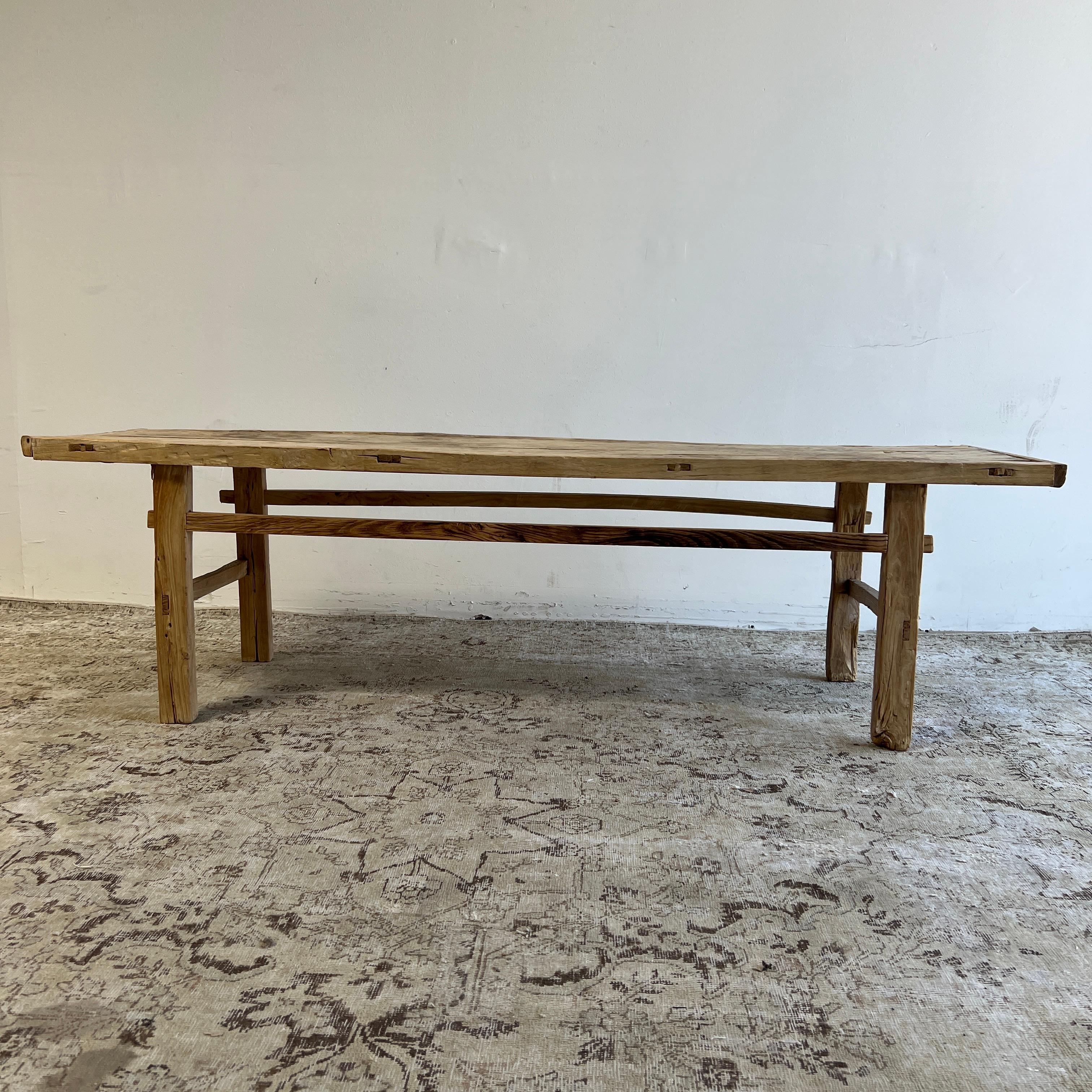 Beautiful antique patina, with weathering and age, these are solid and sturdy ready for daily use, use as as a table behind a sofa, stool, coffee table, they are great for any space. Each piece is truly unique and one of a kind with different