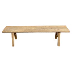 Elm Wood Wide Seat Bench or Table