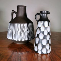 Elma Keramik Pair of Ceramic Jugs, Germany