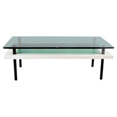 Elmar Berkovich Coffee Table in Glass and Wood by Metz & Co., Circa 1930