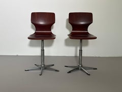 One of Two Lugi Colani Space Age Desk Chairs for Flototto 1970s