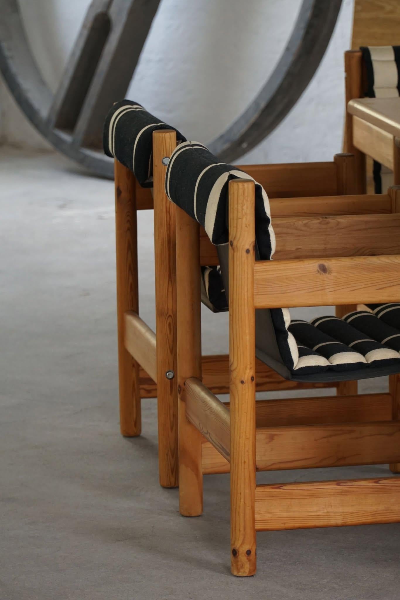 20th Century Elmar Moltke Nielsen & Knud Friis, Set of 6 Armchairs, Danish Modern, 1960s For Sale