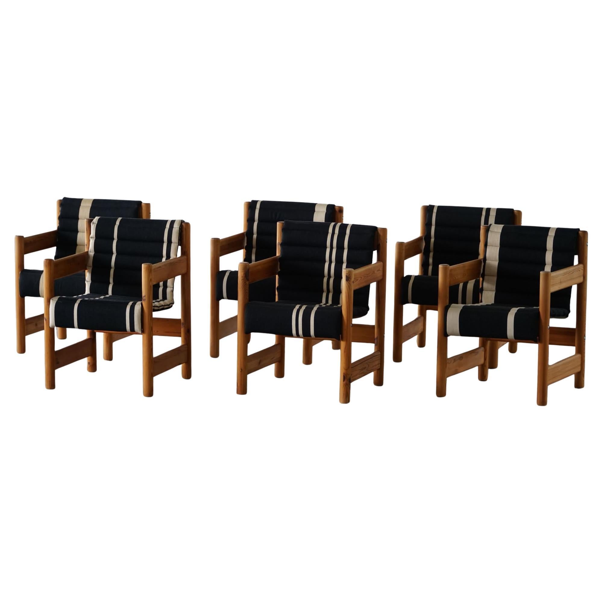 Elmar Moltke Nielsen & Knud Friis, Set of 6 Armchairs, Danish Modern, 1960s